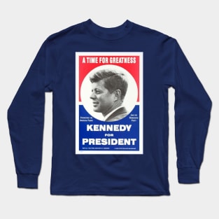 JFK for President 1960 Vintage John F. Kennedy Long Sleeve T-Shirt